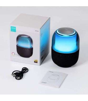 Joyroom Bluetooth Speaker, BT 5.3, RGB light Black (JR-ML05)