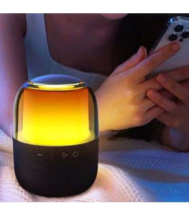 Joyroom Bluetooth Speaker, BT 5.3, RGB light Black (JR-ML05)