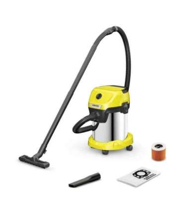 Kärcher Vacuum Cleaner WD 3 S V-17 4 20 V17 4 20 yellow stainless steel 1 628-135 0 1 628135 0 Kärcher628-135 Kärcher 628-135