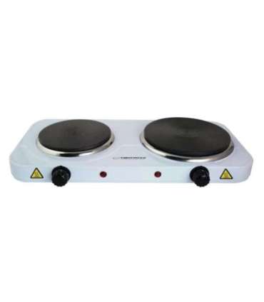 Electric double hot plate Esperanza, white