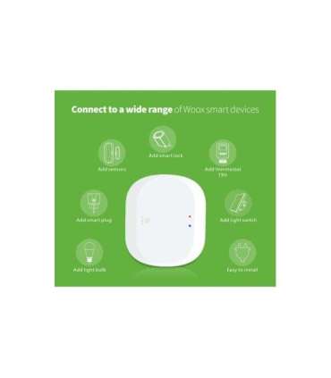 WOOX R7070 Smart Wireless Gateway, WiFi 2.4 Ghz, ZigBee 3.0, max 50 WOOX devices, 10-30m, USB-power