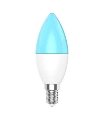 WOOX R9075 Smart RGB LED Bulb, WiFi, E14, CCT, Google Assistant & Amazon Alexa