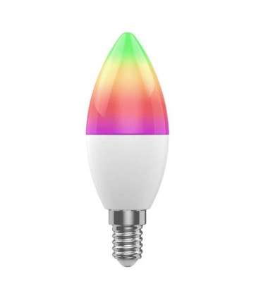 WOOX R9075 Smart RGB LED Bulb, WiFi, E14, CCT, Google Assistant & Amazon Alexa