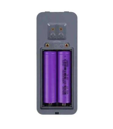 WOOX R18650 is een set van 2 stuks oplaadbare lithium-ion batterijen type 18650