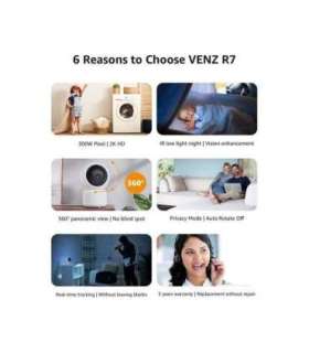 WOOX R4259 VENZ by WOOX R4259PT indoor HD camera 360 graden roteerbaar