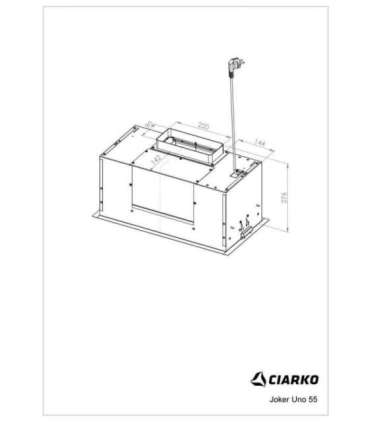 Hood  Ciarko Design Joker Uno 55 white