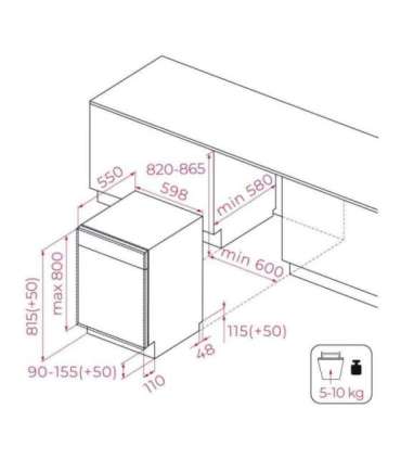Built in dishwasher Teka
