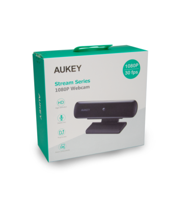 Aukey PC-W1 Stream Series Full HD Webcam with 1/2,7"-CMOS Sensor  black