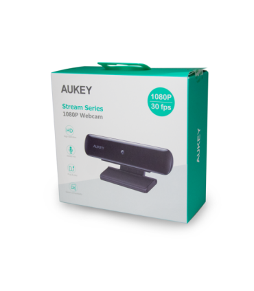 Aukey PC-W1 Stream Series Full HD Webcam with 1/2,7"-CMOS Sensor  black