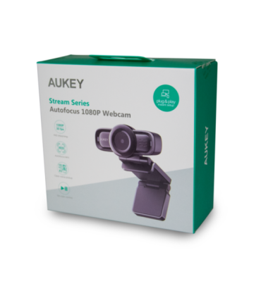 Aukey PC-LM3 Stream Series Autofocus Full HD Webcam with 1/3"-CMOS Sensor  black