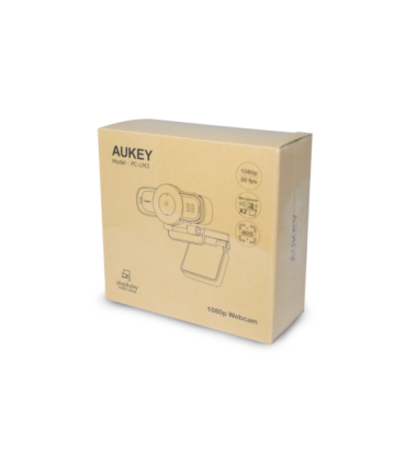 Aukey PC-LM3 Stream Series Autofocus Full HD Webcam with 1/3"-CMOS Sensor  black