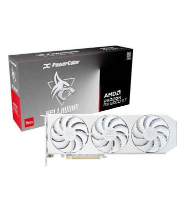 PowerColor Hellhound Radeon RX 9060 XT Spectral White AMD 16 GB GDDR6