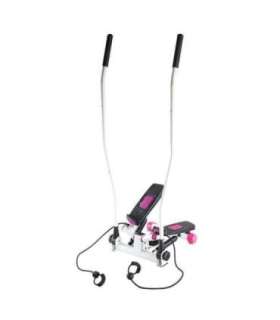 S3085 PINK-WHITE STEPPER WITH MOVABLE ARMS AND ROPES HMS
