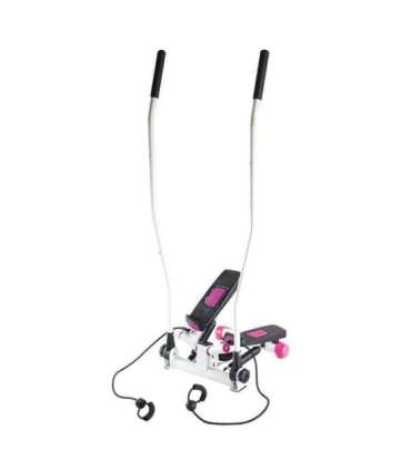 S3085 PINK-WHITE STEPPER WITH MOVABLE ARMS AND ROPES HMS