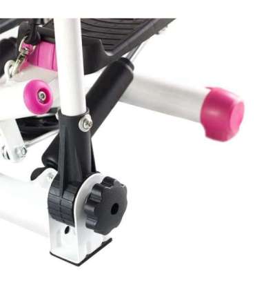 S3085 PINK-WHITE STEPPER WITH MOVABLE ARMS AND ROPES HMS