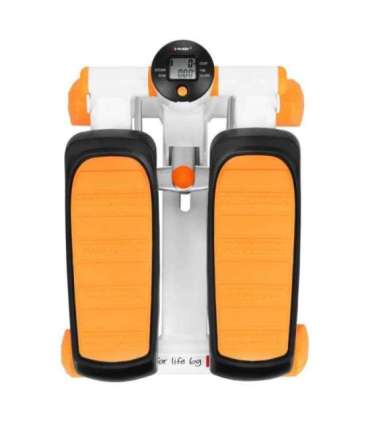 S3092 ORANGE-WHITE MINI STEPPER WITH ROPES HMS