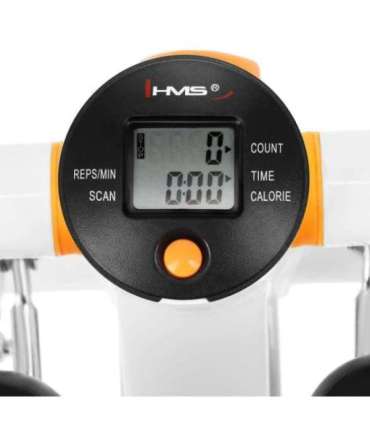 S3092 ORANGE-WHITE MINI STEPPER WITH ROPES HMS