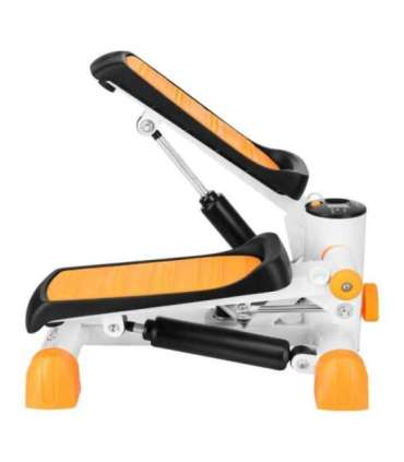 S3092 ORANGE-WHITE MINI STEPPER WITH ROPES HMS