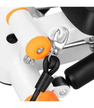 S3092 ORANGE-WHITE MINI STEPPER WITH ROPES HMS