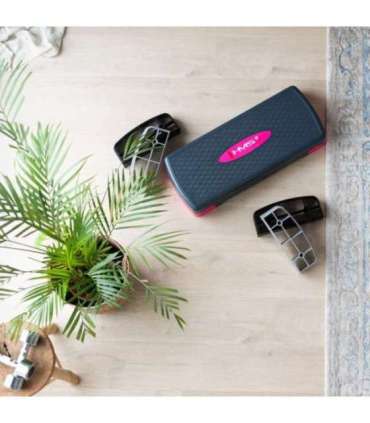 AS002 AEROBIC STEP HMS (pink - grey) HMS