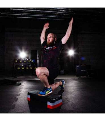 AS003 AEROBIC STEP HMS (black - red)