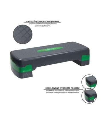 AS003 AEROBIC STEP HMS (black - green)