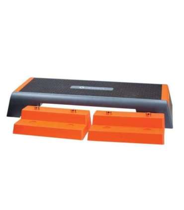 AS007 BLACK/ORANGE AEROBIC STEP HMS PREMIUM