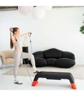 AS009 PRO ADJUSTABLE AEROBIC STEP WITH BENCH FUNCTION COMMERCIAL HMS