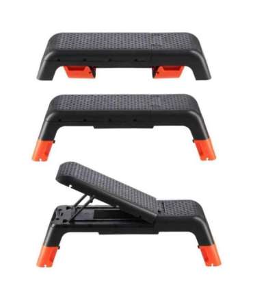 AS009 PRO ADJUSTABLE AEROBIC STEP WITH BENCH FUNCTION COMMERCIAL HMS