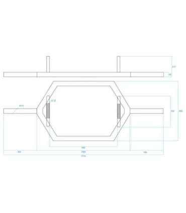 GHX02B HEX BAR HMS 170cm/80mm HMS