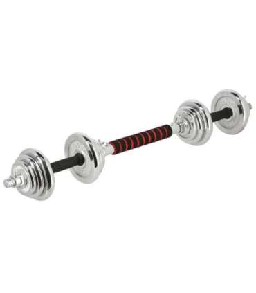 STC21 CHROME ADJUSTABLE DUMBBELLS IN A CASE 20KG HMS
