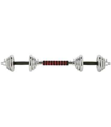 STC21 CHROME ADJUSTABLE DUMBBELLS IN A CASE 20KG HMS