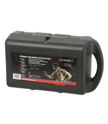 STC21 CHROME ADJUSTABLE DUMBBELLS IN A CASE 20KG HMS