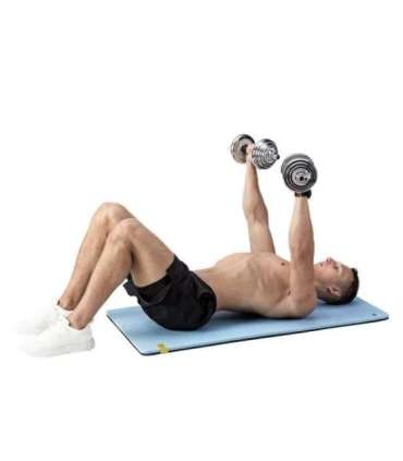 STC21 CHROME ADJUSTABLE DUMBBELLS IN A CASE 20KG HMS