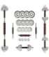 STC21 CHROME ADJUSTABLE DUMBBELLS IN A CASE 20KG HMS