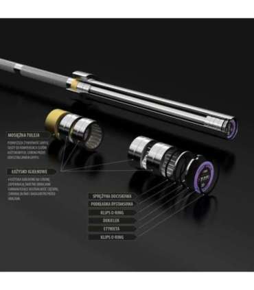 GO450 OLYMPIC BAR 220 CM WITH LOCK JAW HMS