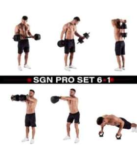 SGN120 PRO SET 6IN1 WEIGHT SET 20KG HMS