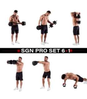 SGN130 PRO SET 6IN1 WEIGHT SET 30KG HMS