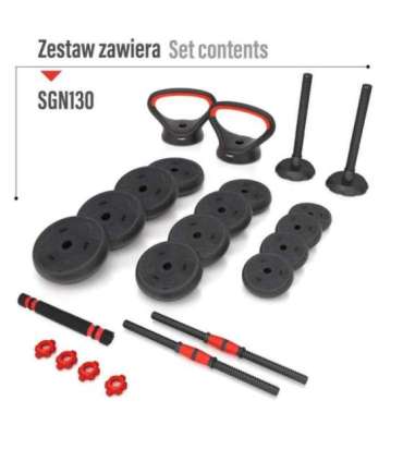 SGN130 PRO SET 6IN1 WEIGHT SET 30KG HMS
