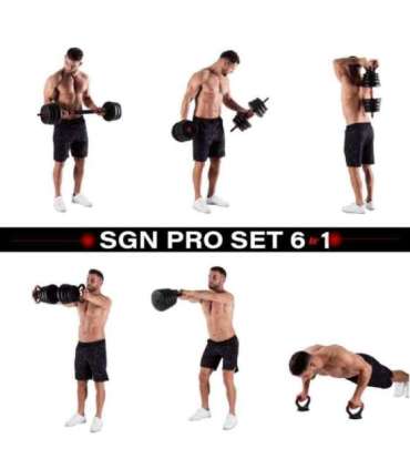 SGN140 PRO SET 6IN1 WEIGHT SET 40KG HMS