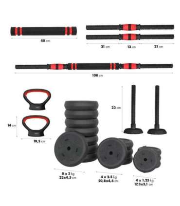 SGN140 PRO SET 6IN1 WEIGHT SET 40KG HMS
