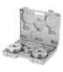 STC15 CHROME ADJUSTABLE DUMBBELLS IN A CASE 15KG HMS