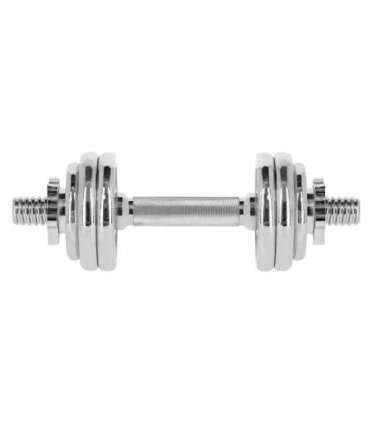 STC15 CHROME ADJUSTABLE DUMBBELLS IN A CASE 15KG HMS