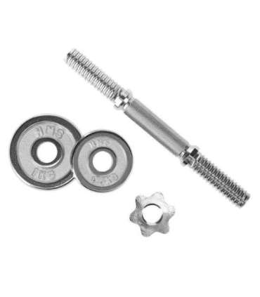 STC15 CHROME ADJUSTABLE DUMBBELLS IN A CASE 15KG HMS