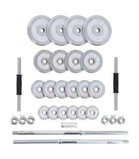 STC50 VERSTELLBARE CHROM HANTELN IM KOFFER 50KG HMS