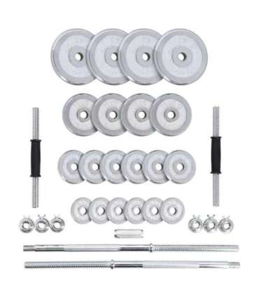 STC50 VERSTELLBARE CHROM HANTELN IM KOFFER 50KG HMS