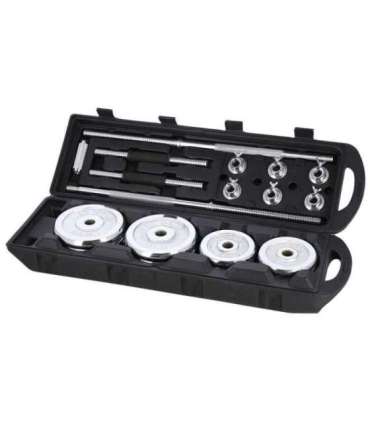 STC50 VERSTELLBARE CHROM HANTELN IM KOFFER 50KG HMS