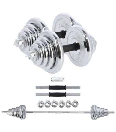 STC50 VERSTELLBARE CHROM HANTELN IM KOFFER 50KG HMS