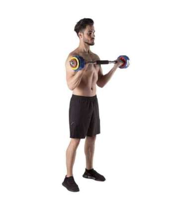 SKC20 COLORFUL ADJUSTABLE DUMBBELLS IN A CASE HMS