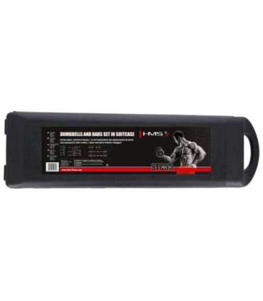 STC55 CHROME ADJUSTABLE DUMBBELLS IN A CASE 55KG HMS